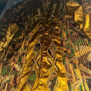 Golden culture dress